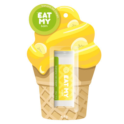 EAT MY balm banana ice cream - Eat My бальзам для губ "Банановый пломбир"